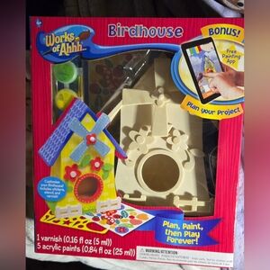 Birdhouse Craft Kit - Creative Painting Set
